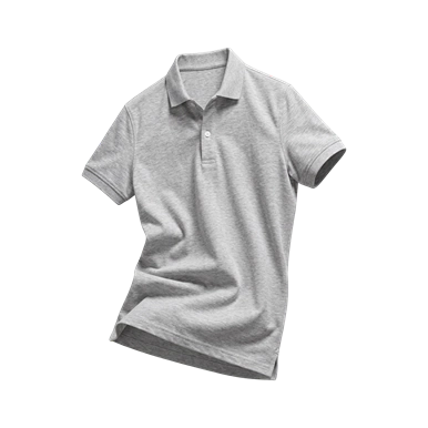 POLO REGULAR HOMME 210G – JHK – PORA210 — couleur Gris Clair (Chiné)